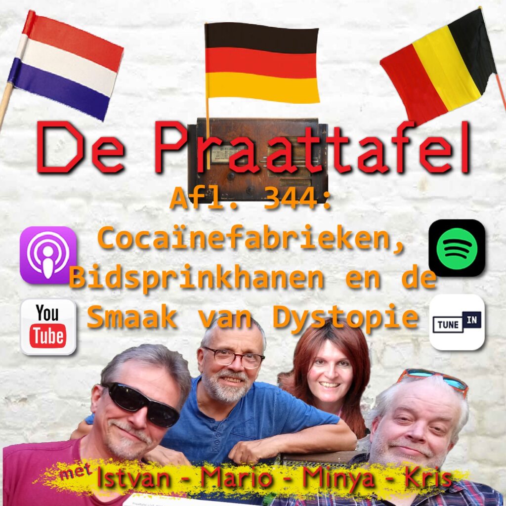 Afl. 344: Cocaïnefabrieken, Bidsprinkhanen en de Smaak van Dystopie