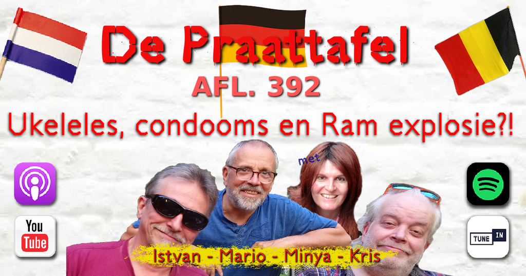 Afl. 392: Ukeleles, condooms en Ram prijs-explosie?!