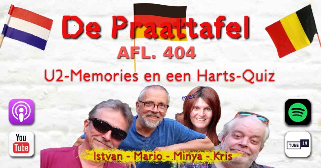 Afl. 404: U2-Memories en een Harts-Quiz